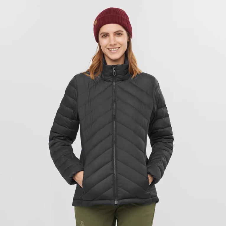 Black Salomon Essential Xwarm Down Women\'s Insulated Jackets | PH 24910K